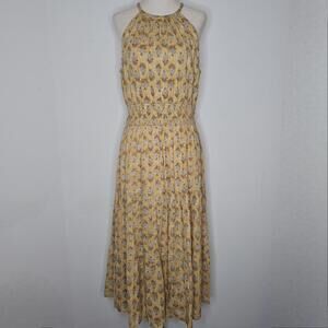 NWOT dRA Women's Gold Midi Dress Size Small